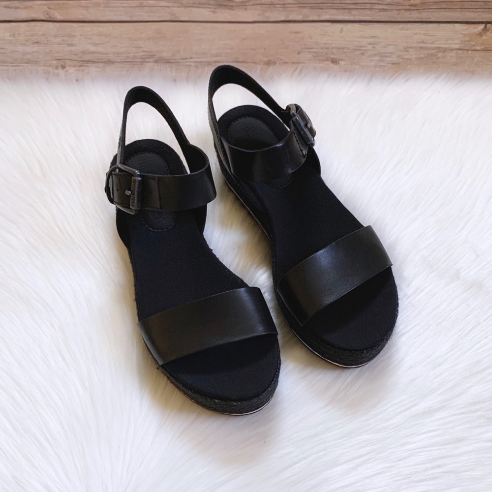 Timberland Black Santorini Sun Espadrille Sandals - Picture 4 of 6